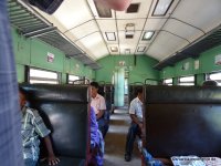 by train on Sri Lanka