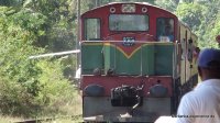 by train on Sri Lanka