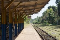 by train on Sri Lanka