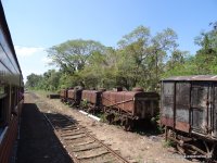 by train on Sri Lanka