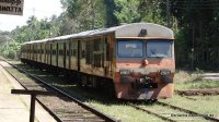 by train on Sri Lanka