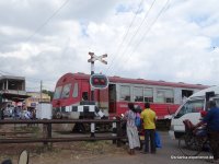 by train on Sri Lanka